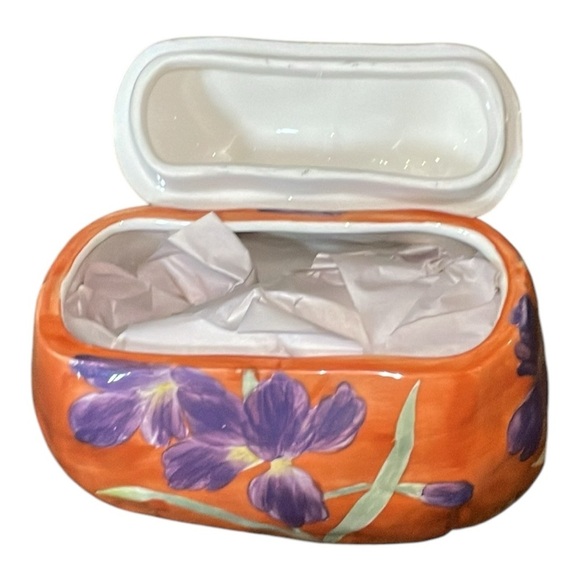 vintage WCL ceramic cookie jar shaped like a purse. - Picture 5 of 7